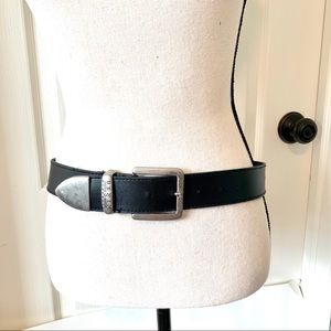 DENIM REPUBLIC Black Belt—39”